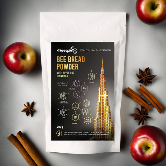 BEE BREAD POWDER WITH APPLE AND CINNAMON